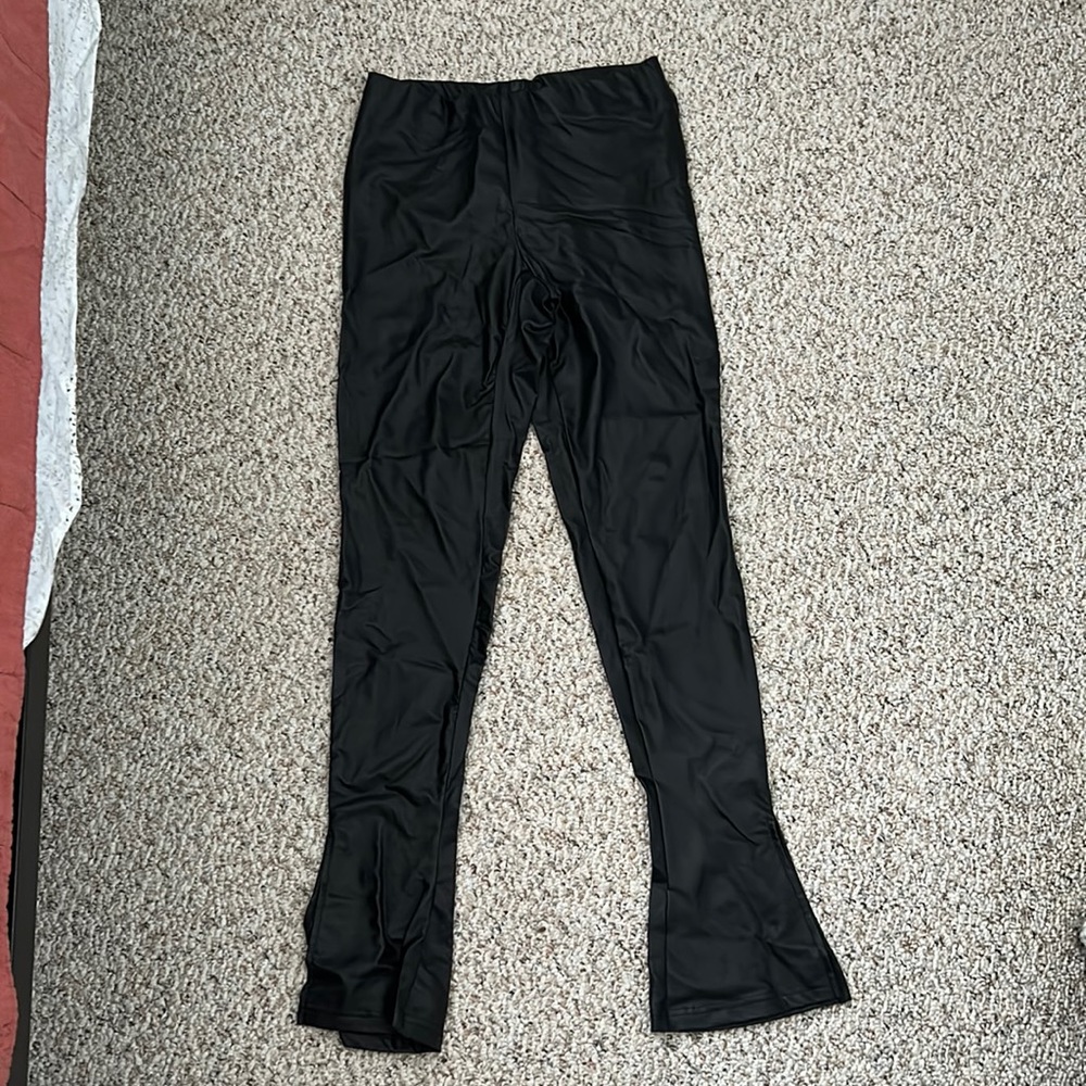 Nwt Faux leather pants